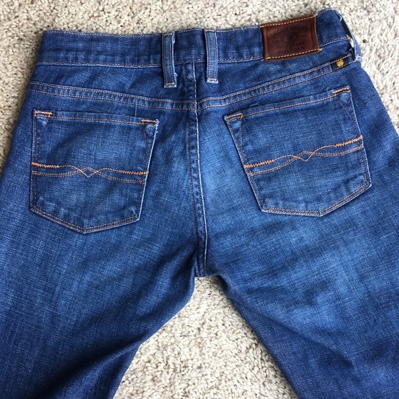 Lucky Brand Skinny Dark Wash Charlie Straight Jean - Picture 3 of 7